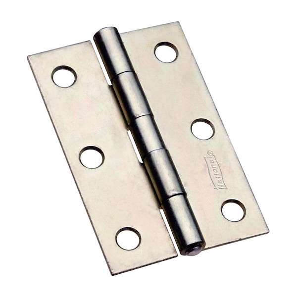 National Hardware National Hardware 3 in. L Zinc-Plated Door Hinge 1 pk N146-373